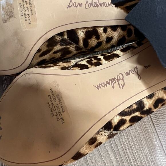 Sam Edelman Case Leopard Print Genuine Calf
Chelsea Ankle Booties sz 8 - Picture 4 of 4